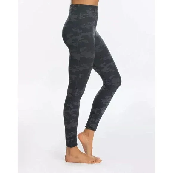 SPANX Black Camo Leggings NWT - Picture 1 of 10